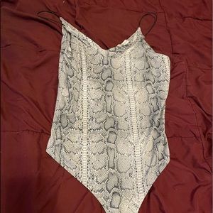 Snake skin bodysuit